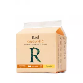 Rael Organic Cotton Cover Panty Liners - Regular