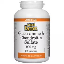Natural Factors Glucosamine & Chondroitin Sulfate 900mg 240 Capsules