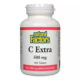 Natural Factors Vitamin C Extra 500 mg 180 Tablets