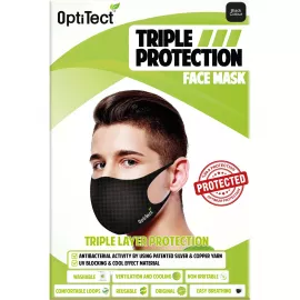 OptiTect Antibacterial Reusable Face Mask M