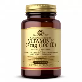 Solgar Vitamin E 67 mg 100 IU Soft gels 100's