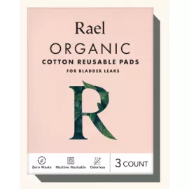 Rael Organic Cotton Reusable Incontinence Pads