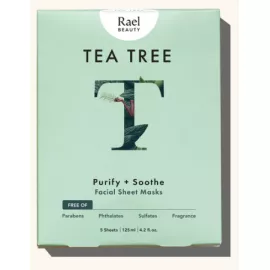 Rael Beauty Tea Tree Facial Sheet Mask 1.1 oz