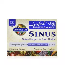 Garden Of Life Herbal Immune Balance Sinus Vegetarian Capsules 60's