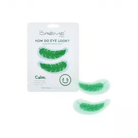 The Crème Shop Calm Hydrogel Eye Patch Licorice Root Seaweed Betain