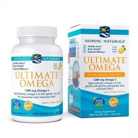 Nordic Naturals, Omega-3 in Fish Gelatin Softgels, 60 Softgels