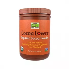 Now Foods, Real Foods Cocoa Lovers Organic Cocoa Power, 12oz (340g)