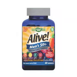 Nature's Way Alive Men's 50+ Gummy Vitamin 60 Gummies