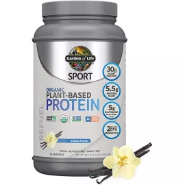 Garden Of Life - Sport Organic Plant-Based Protein Vanilla Flavor 28.4 Oz(806g)