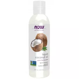 Now Solutions Coconut Oil 4 Fl oz.