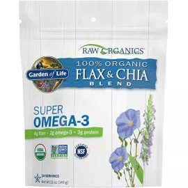 Garden of Life Raw Organic Flax & Chia Blend 12 oz (340 g)