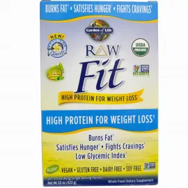 Garden of Life Raw Organic Fit, High Protein for Weight Loss Vanilla Flavor 10 Packets (420g)