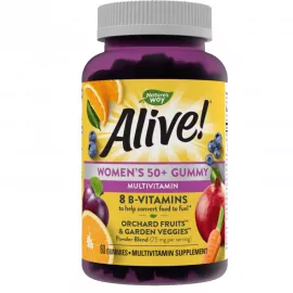 Nature's Way Alive Women's 50+ Gummy Vitamin 60 Gummies