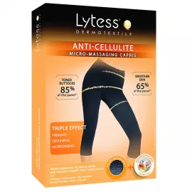 Lytess  Anti-Cellulite Micro -Massaging Capris  Black L/XL