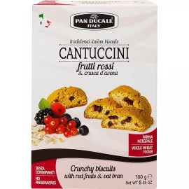 Pan Ducale Red Fruits And Oat Bran Biscuits 180grams