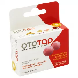 Oto Tap Ear Plugs Wax 6pcs per packet