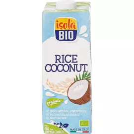 Isola Bio 100% Organic Rice Coconut Plant Based Milk 1L