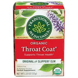 Traditional Medicinals Organic Throat Coat Tea Bags 16's(24g)