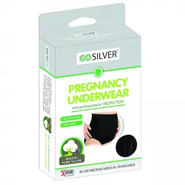 Go Silver Pregnant Underwear Black Size Medium