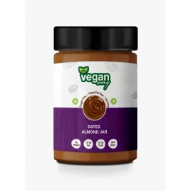 Vegan Way Pure Almond Butter Dates | With 100% Roasted Almonds and Dates | Vegan | No Stir | Gluten-free | No Sugar | No Salt | Non-GMO | Keto-friendly| 280g