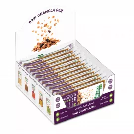 Raw Granola Bar Dispenser Raisins flavor 480g (pack of 12)