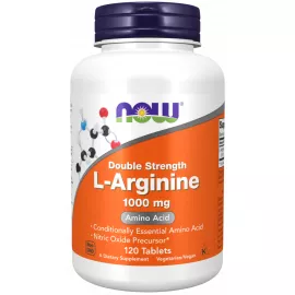 Now Foods L-Arginine, Double Strength 1000 mg 120 Tablets