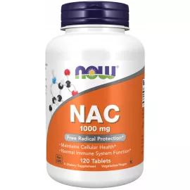 Now Foods NAC 1000 mg 120 Tablets