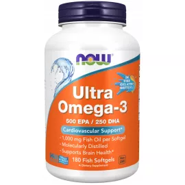 Now Foods Ultra Omega-3 500 EPA / 250 DHA 180 Softgels