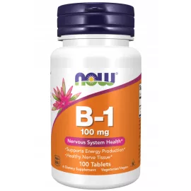 Now Foods Vitamin B-1 100mg 100 Tablets