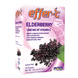 Now Foods Effer-C Elderberry Packet 30 Packets
