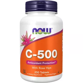 Now Foods Vitamin C-500  Antioxidant Protection 250 Tablets