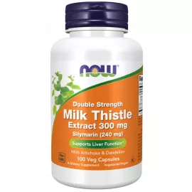 Now Foods Silymarin Milk Thistle Extract 300 mg 100 Veg Capsules