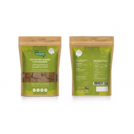 "Vegan Way Foods Crackers Biscuit – Almond Flaxseeds Flavour, Vegan & Gluten-Free Snack, Healthy Baked Crackers, Tasty Gourmet Bites (100 Grams)"