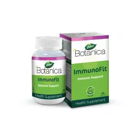 Dabur Botanica ImmunoFit Veg. Capsules | 12 Ingredients | Boosts Immunity | Turmeric | Vitamin C | Ginger | Ginseng | Herbal | Antioxidant | 60s