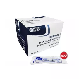 Max Disposable Syringes 20ml ,50pcs/Box