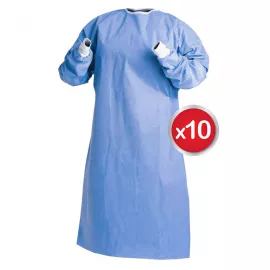 Max PP Surgeon Gown 30g/m2 Size Medium 115cmx137cm (10pcs/pack)