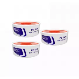 Max Transparent PE Tape 1.25cmx5y 3 Pcs