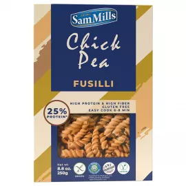 SamMills High Protein Chickpea Fusilli 250g