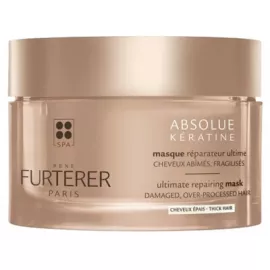Rene Furturer Absolue Kératine Renewal Cure Ultimate Repairing Mask Damaged Over-Processed Hair 200ml