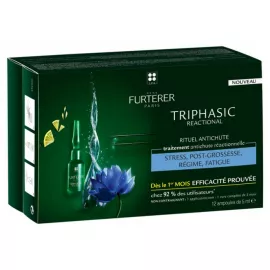 René Furterer Triphasic Reactional Ritual Anti-Hair Loss Reactional Treatment 12 Phials