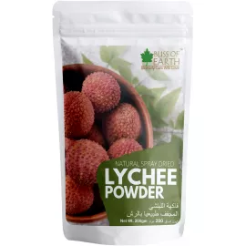 Bliss of Earth LYCHEE (litchi) Powder Vitamin C Rich Immunity Booster Great for Lychee Juice Jelly Syrup and  Baking 200g