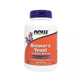 Now Foods Brewer's Yeast 650 mg  200 Tablets