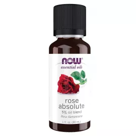 Now Essential Oils Rose Absolute Oil 5% Blend 1 Fl. Oz