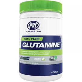 PVL 100% Pure Glutamine Unflavored 400g