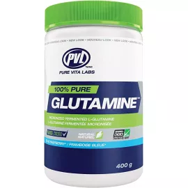 PVL 100% Pure Glutamine Blue Raspberry 400 g
