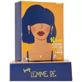 Lemme Be Panty Liners 100% Cotton Certified Biodegradable - (Box Of 10)