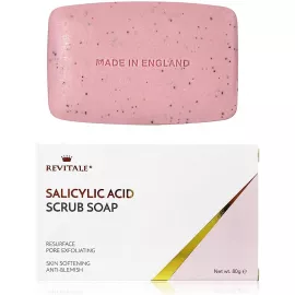 Revitale Salicylic Acid Scrub Soap, Pore Exfoliating, Softening Skin, Anti-Blemish