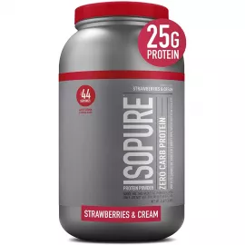 Nature's Best Zero Carb Isopure Strawberries and Cream 3 lbs