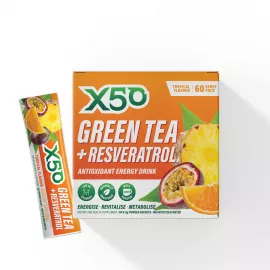 الشاي الأخضر الاستوائي من إكس 50  60's مظروف