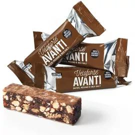 VELFORTE Avanti Dates Pecan Sea Salt Energy Flavour Bar 9 x  62g